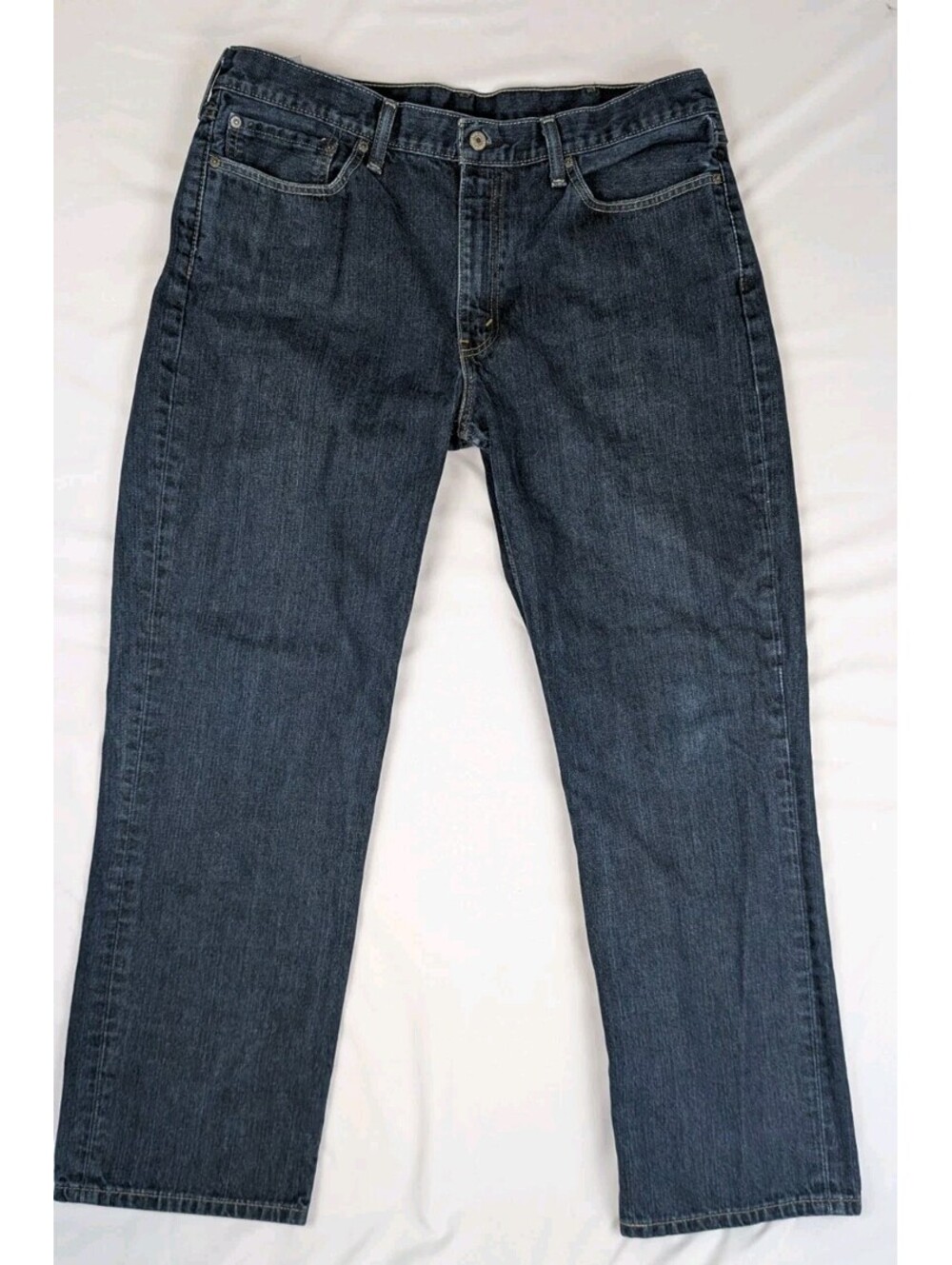 Levi's 514 Straight Leg Jeans Men's 38x30 Dark Wash Blue Denim